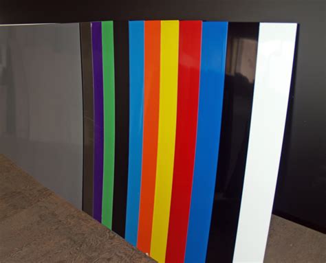 painted metal sheets|4x10 sheets of colored aluminum.